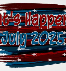 Newsletter feature image showcasing the month of July.